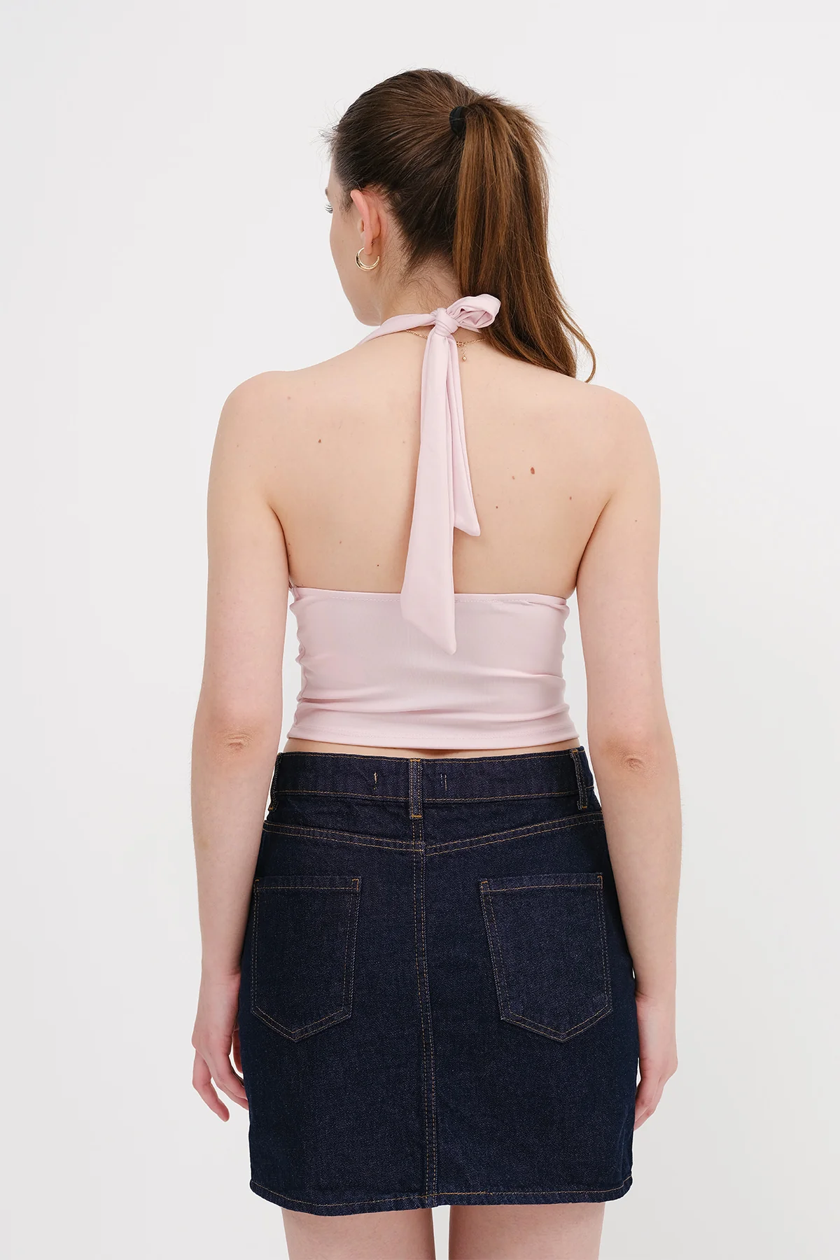 Halter Neck Crop Blouse - Image 16