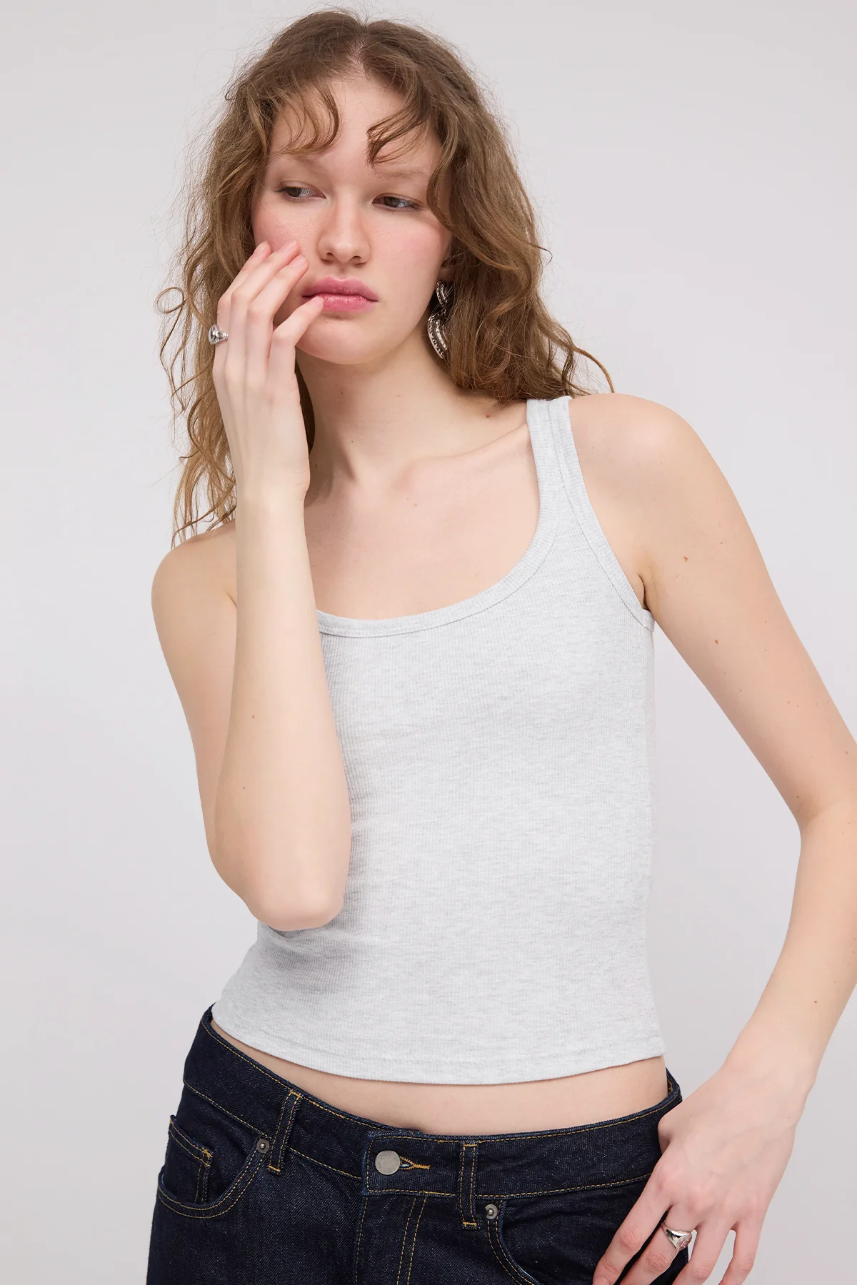 U Neck Sleeveless Tank Top - Image 32